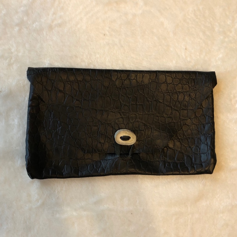 Snakeskin Clutch